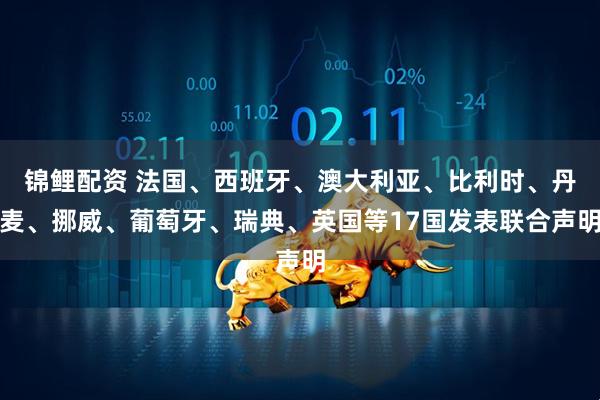 锦鲤配资 法国、西班牙、澳大利亚、比利时、丹麦、挪威、葡萄牙、瑞典、英国等17国发表联合声明