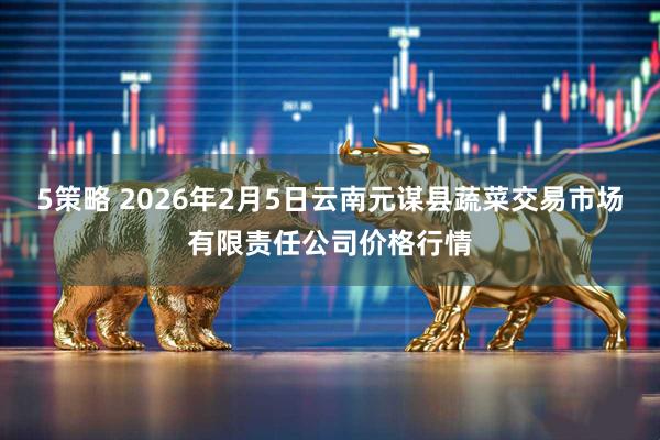 5策略 2026年2月5日云南元谋县蔬菜交易市场有限责任公司价格行情