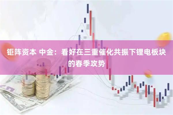 钜阵资本 中金：看好在三重催化共振下锂电板块的春季攻势